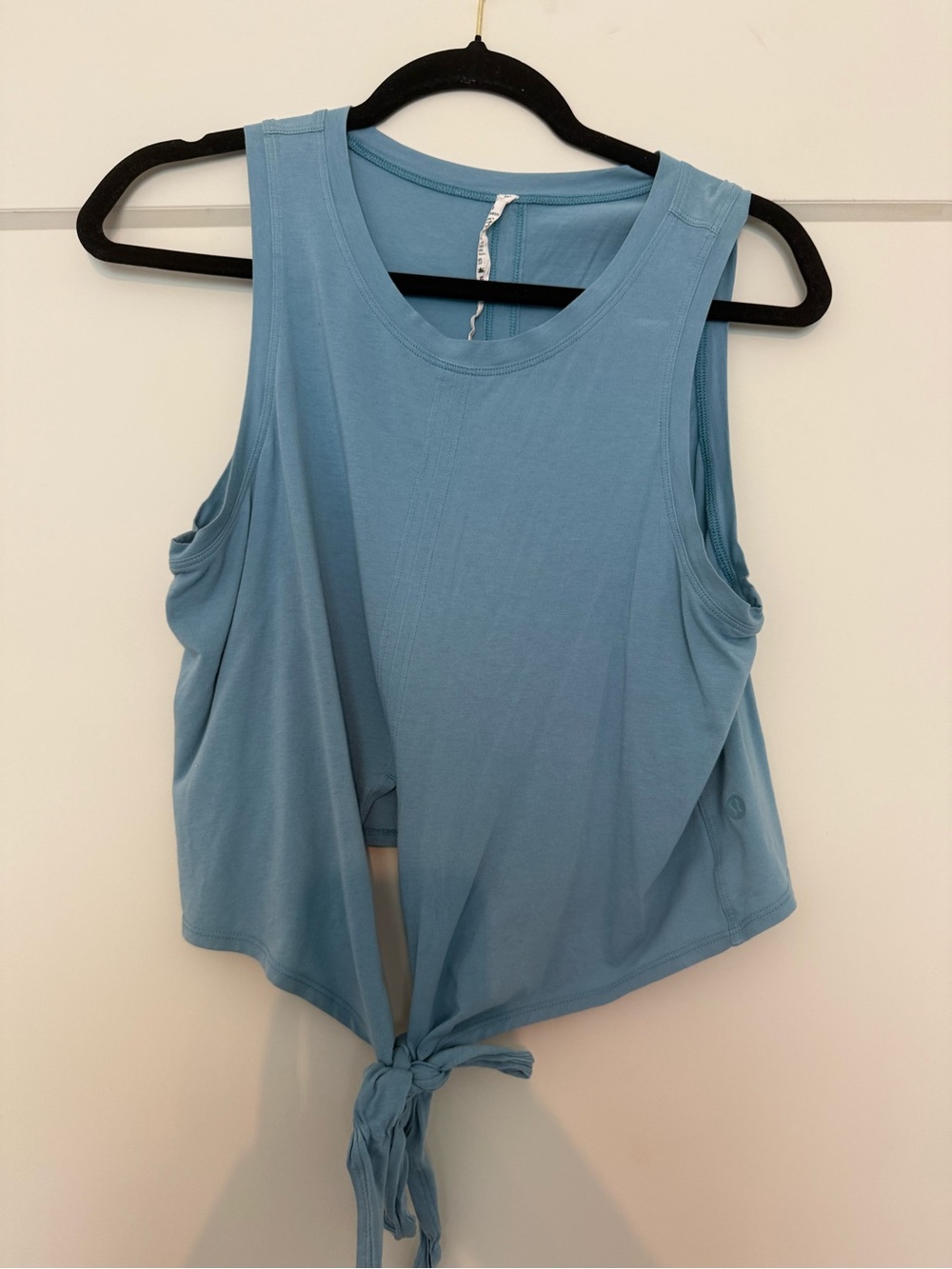 lululemon athletica Dusty Blue Tie-Front Tank Top